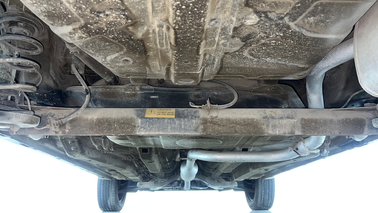 Used 2018 Tata Nexon XM Petrol Manual extra REAR UNDERBODY VIEW (TAKEN FROM REAR)