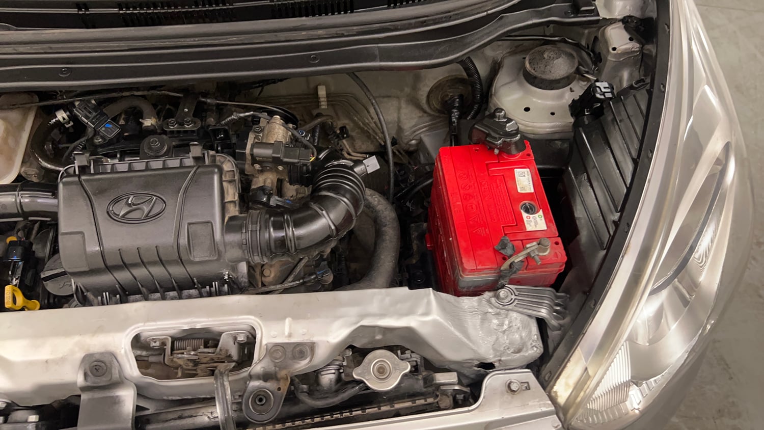 Used 2018 Hyundai Eon Era + Petrol Manual engine ENGINE LEFT SIDE VIEW