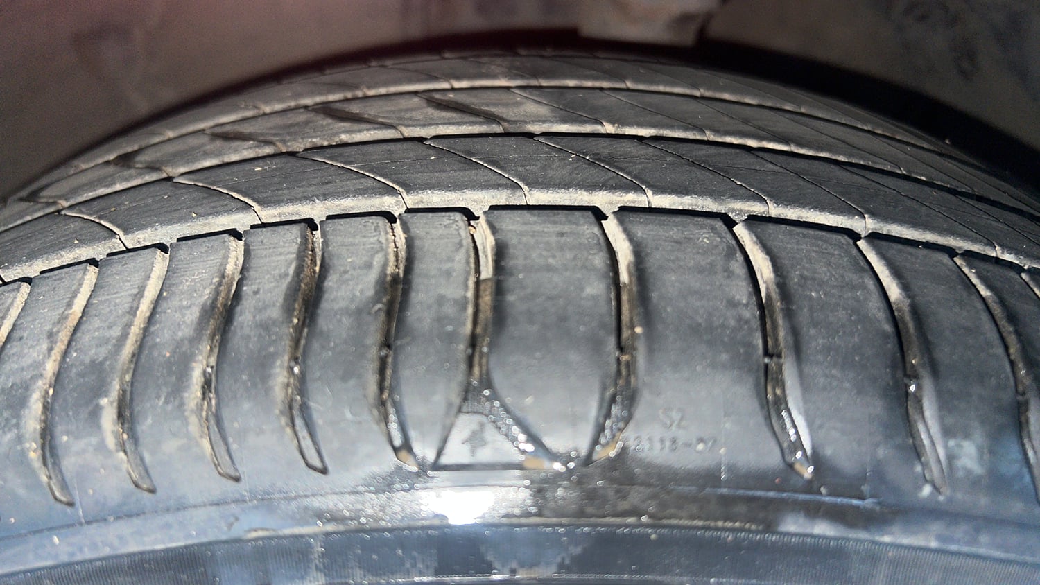 Used 2019 Honda Civic ZX CVT Petrol Petrol Automatic tyres LEFT FRONT TYRE TREAD VIEW