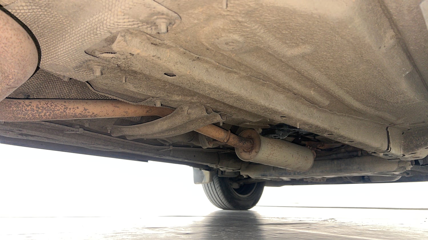 Used 2018 Ford EcoSport Trend + 1.5L Ti-VCT AT Petrol Automatic extra REAR RIGHT UNDERBODY VIEW