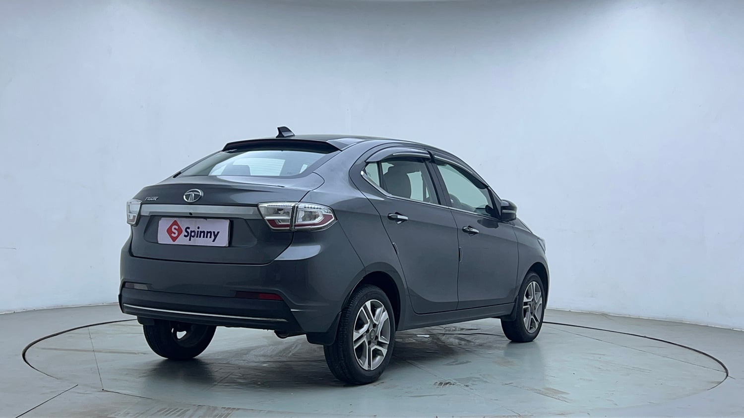 Used 2023 Tata Tigor XZ Plus Petrol Manual exterior RIGHT REAR CORNER VIEW
