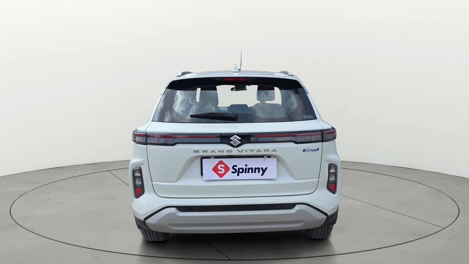 Used 2023 Maruti Suzuki Grand Vitara Zeta Smart Hybrid Petrol Manual exterior BACK VIEW