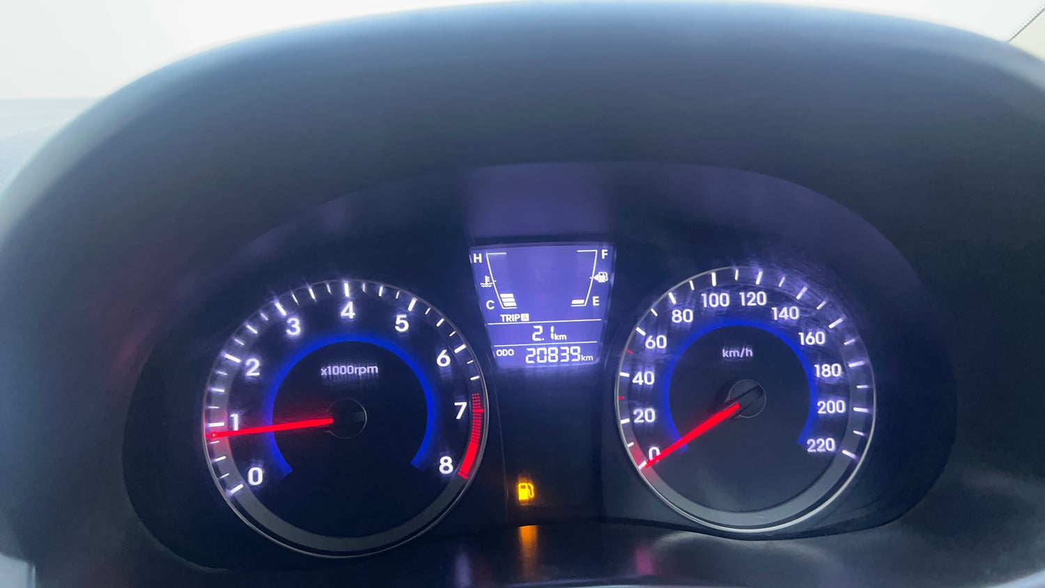Used 2015 Hyundai Verna 1.4 VTVT Petrol Manual interior CLUSTERMETER VIEW
