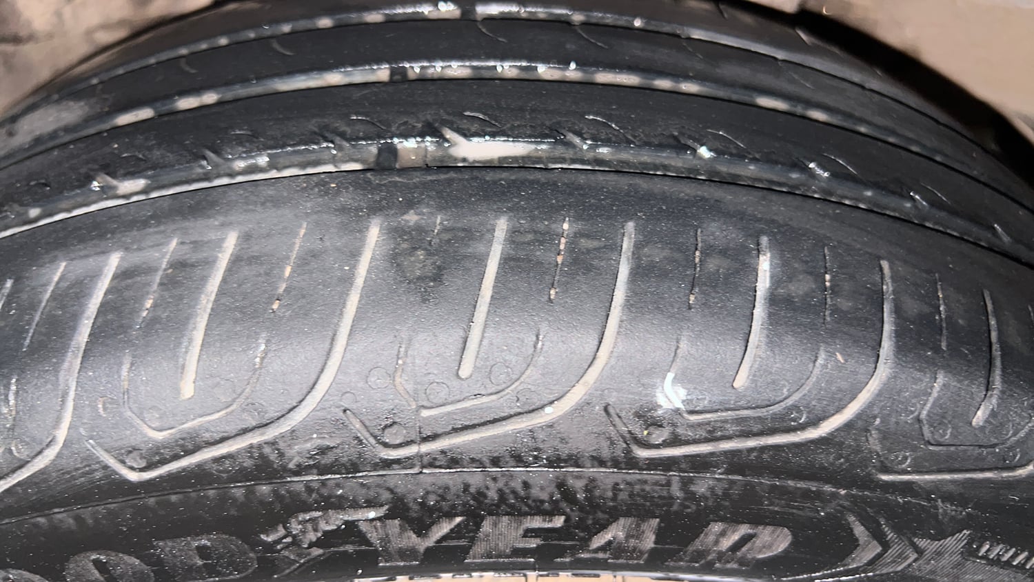 Used 2018 Honda Jazz V CVT Petrol Petrol Automatic tyres LEFT REAR TYRE TREAD VIEW
