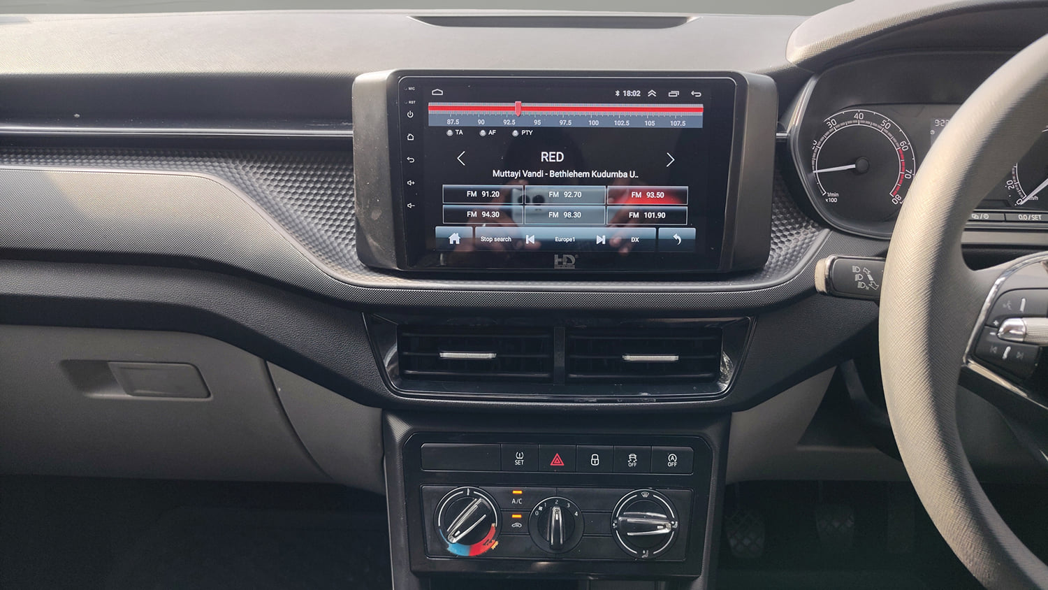 Used 2022 Skoda Kushaq Active 1.0 TSI MT Petrol Manual interior MUSIC SYSTEM & AC CONTROL VIEW