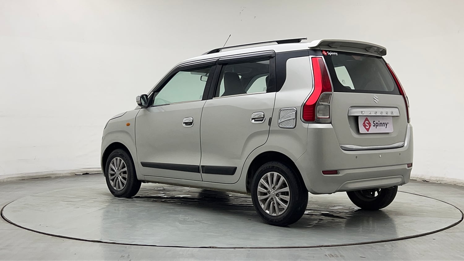 Used 2019 Maruti Suzuki Wagon R VXi 1.2 Petrol Manual exterior LEFT REAR CORNER VIEW