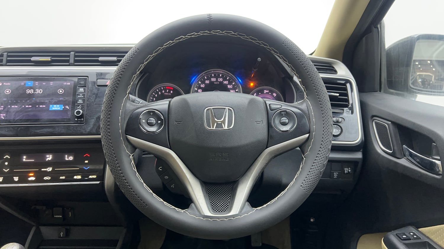 Used 2017 Honda City V Petrol Petrol Manual interior STEERING VIEW