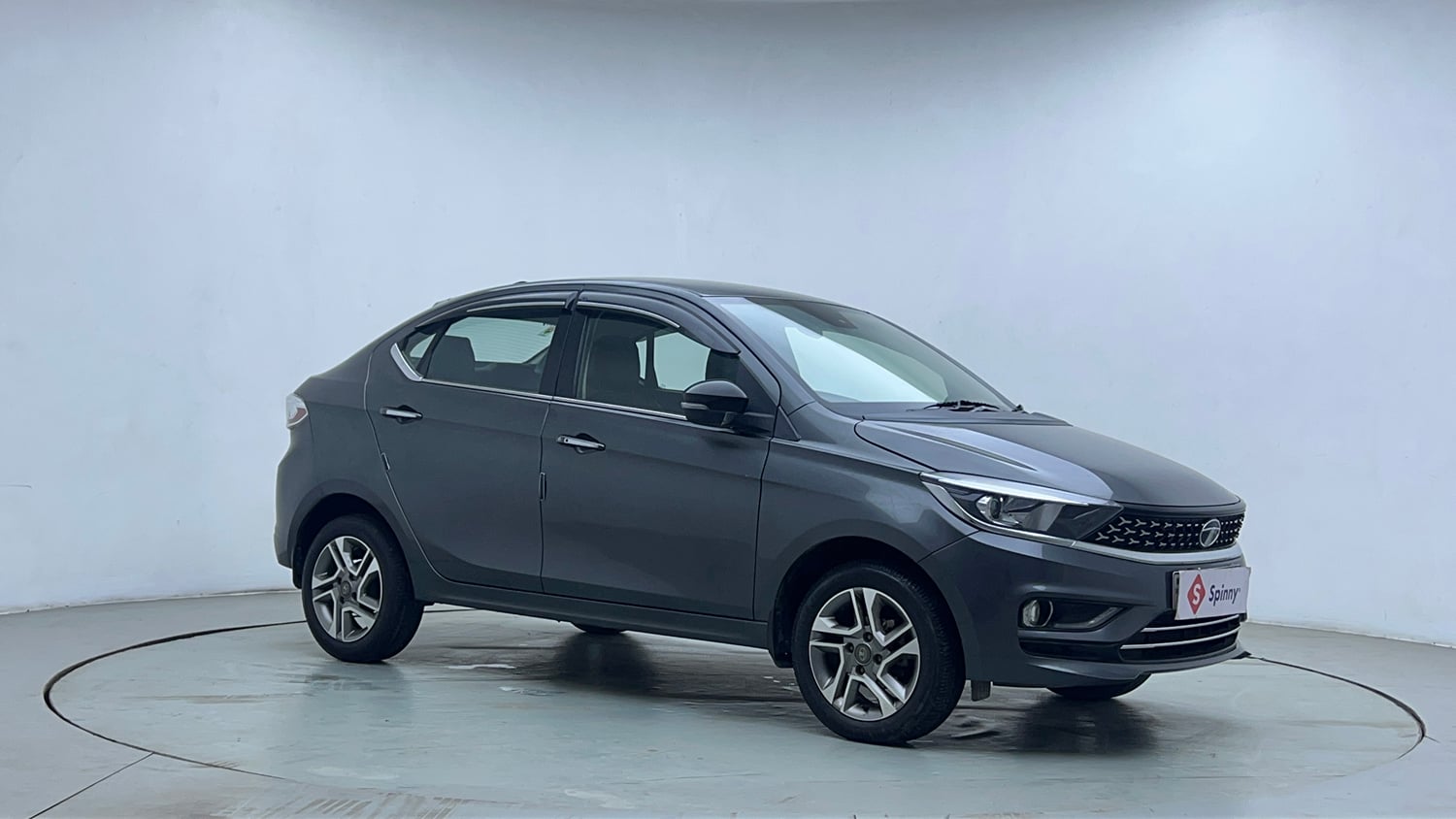 Used 2023 Tata Tigor XZ Plus Petrol Manual exterior RIGHT FRONT CORNER VIEW