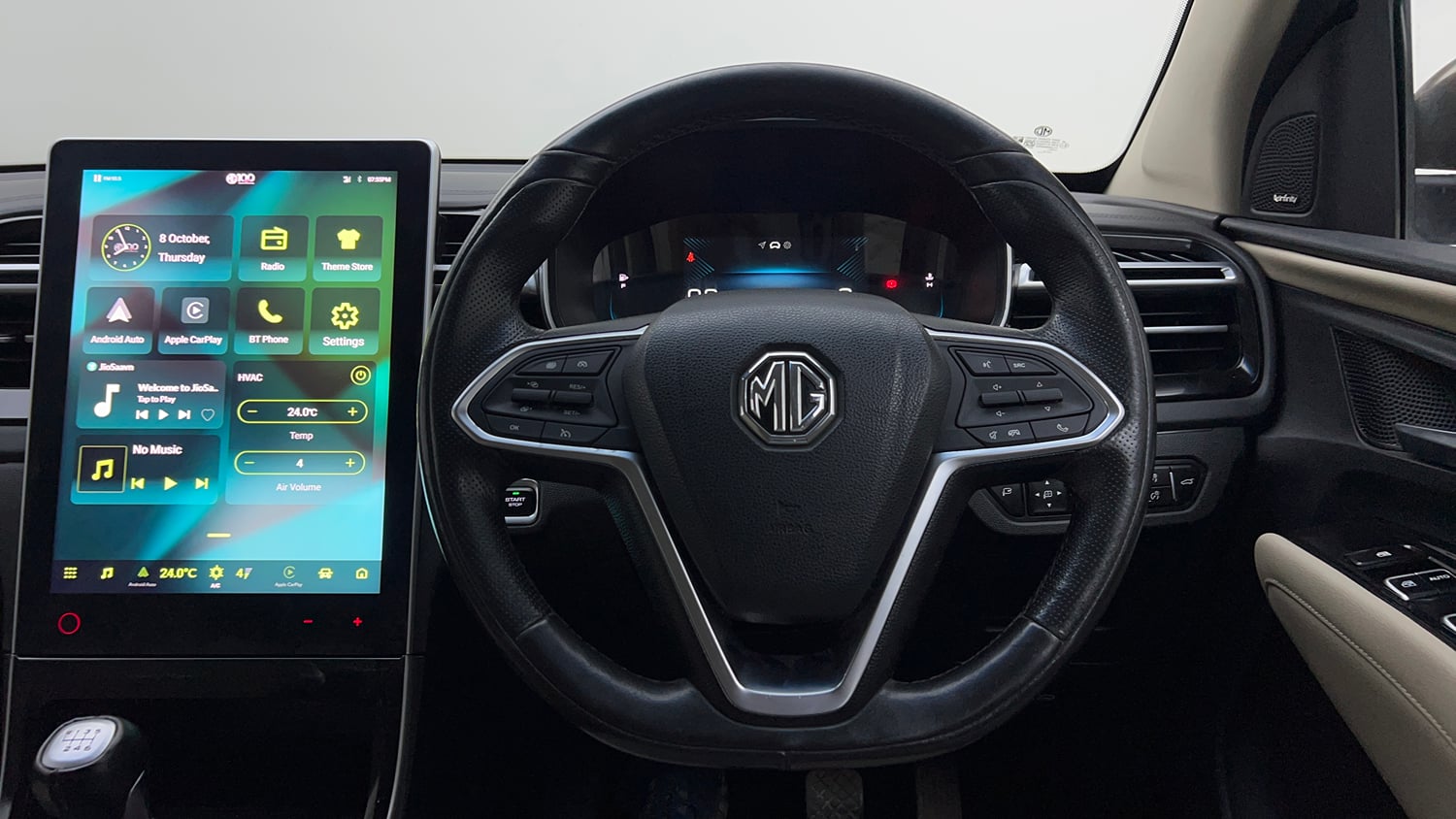 Used 2023 MG Motors Hector Sharp Pro 1.5 Turbo Petrol MT Petrol Manual interior STEERING VIEW