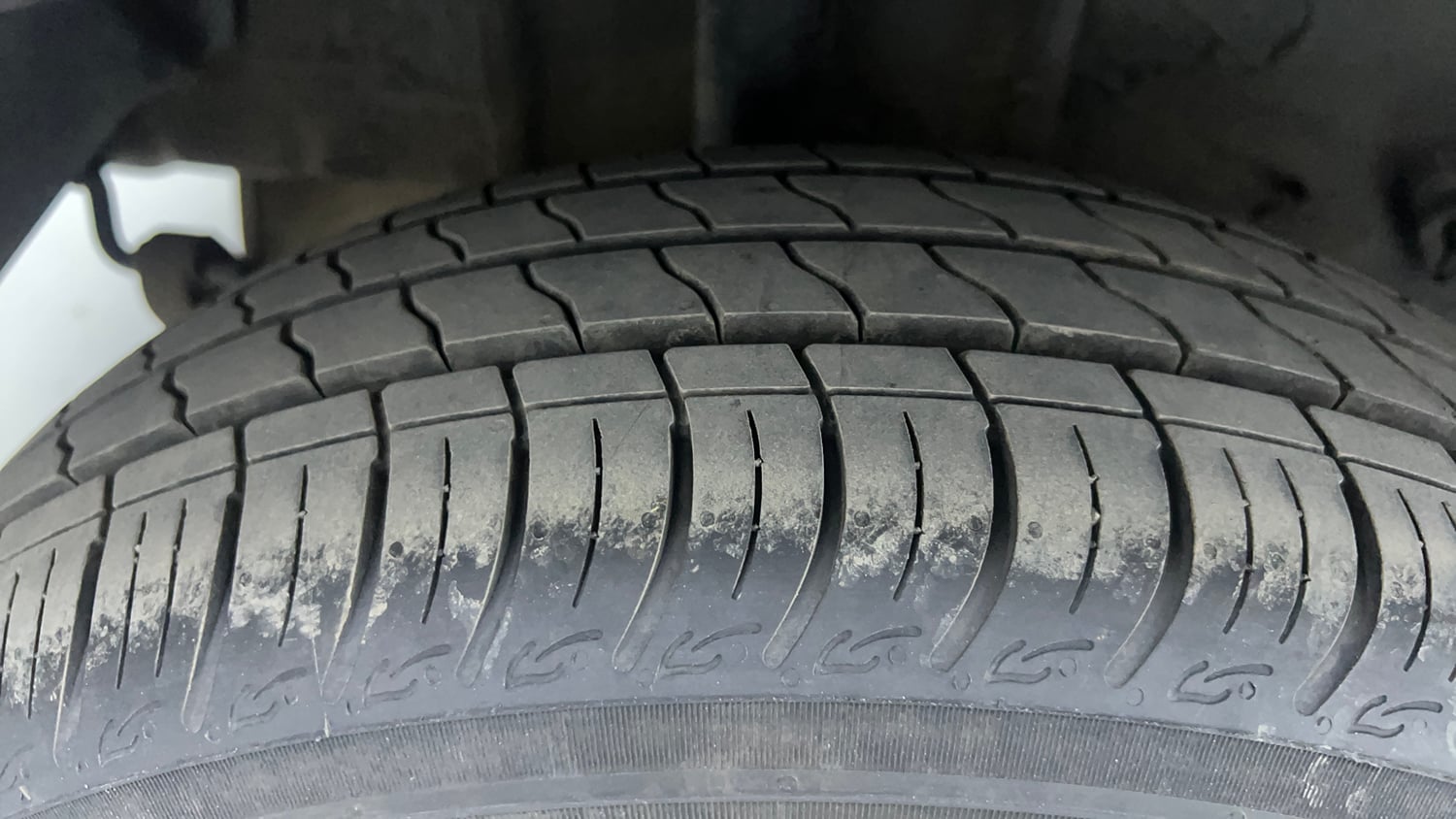 Used 2021 Tata Tigor XM Petrol Manual tyres RIGHT REAR TYRE TREAD VIEW