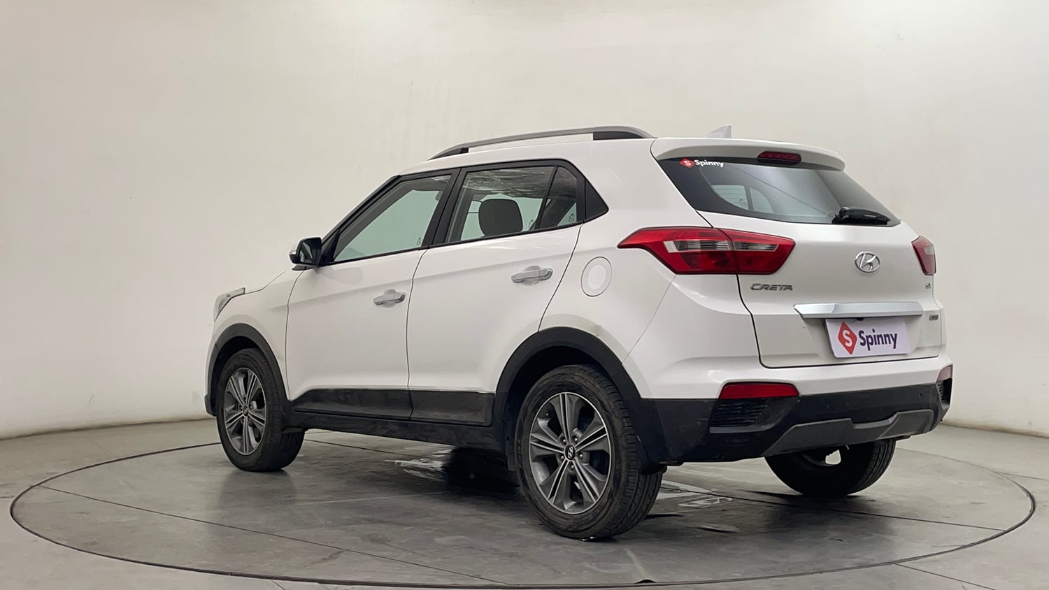 Used 2017 Hyundai Creta 1.6 SX Plus AT Petrol Petrol Automatic exterior LEFT REAR CORNER VIEW
