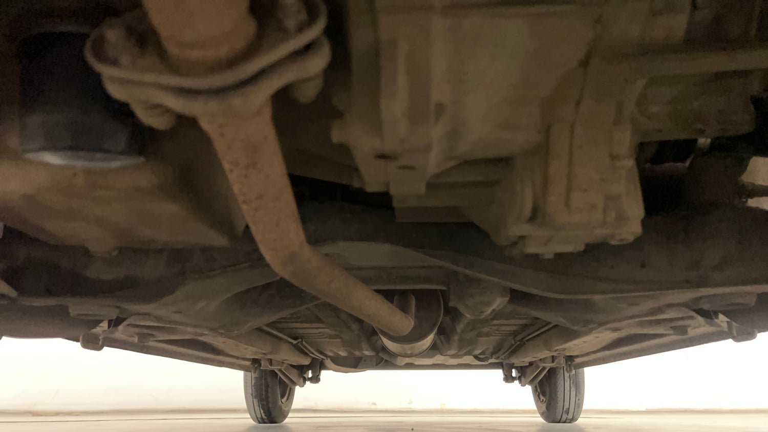 Used 2013 Maruti Suzuki A-Star VXI Petrol Manual extra FRONT LEFT UNDERBODY VIEW