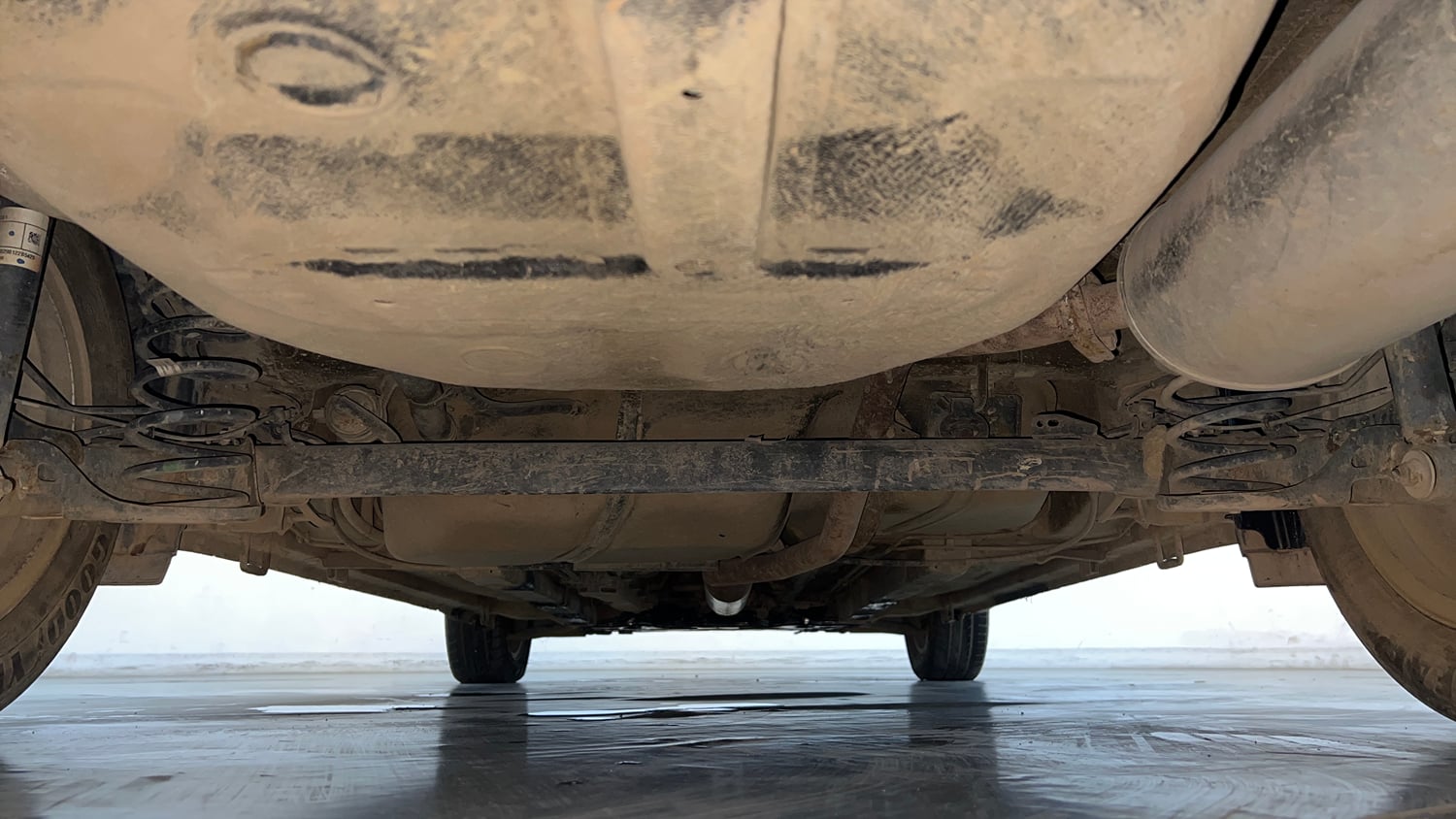 Used 2022 Maruti Suzuki Ciaz Delta 1.5 Petrol Manual extra REAR UNDERBODY VIEW (TAKEN FROM REAR)