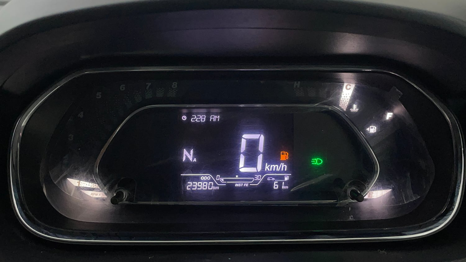 Used 2022 Tata Tigor XZA Plus Petrol Automatic interior CLUSTERMETER VIEW