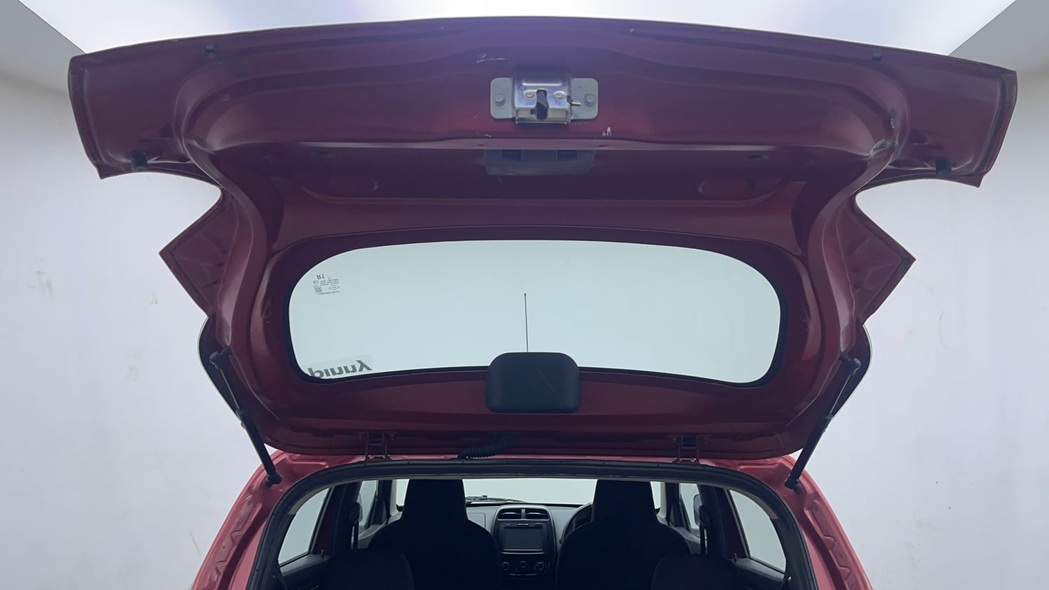 Used 2016 Renault Kwid RXT Petrol Manual interior DICKY DOOR OPEN VIEW