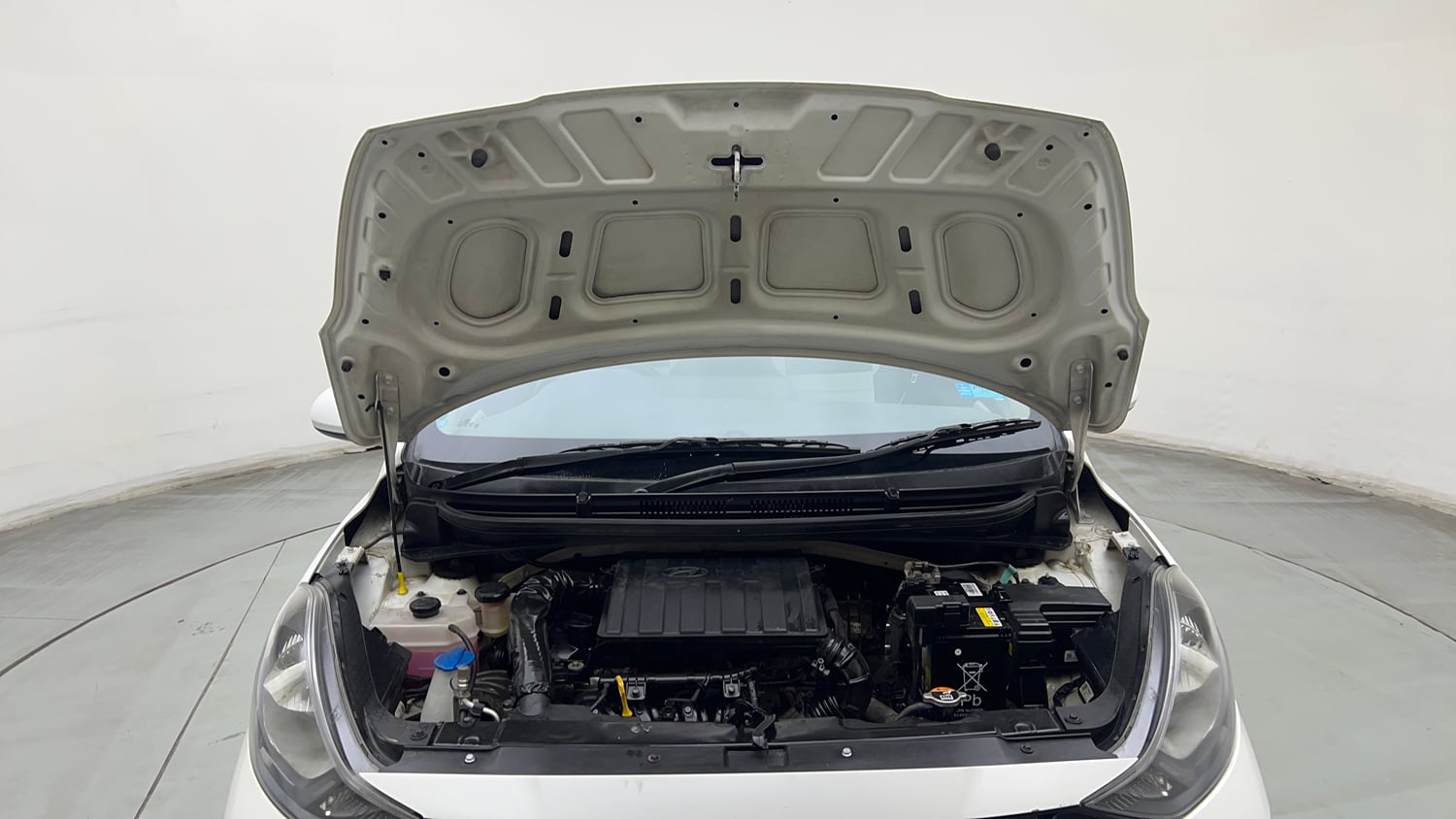 Used 2023 Hyundai Aura S 1.2 Petrol Petrol Manual engine ENGINE & BONNET OPEN FRONT VIEW