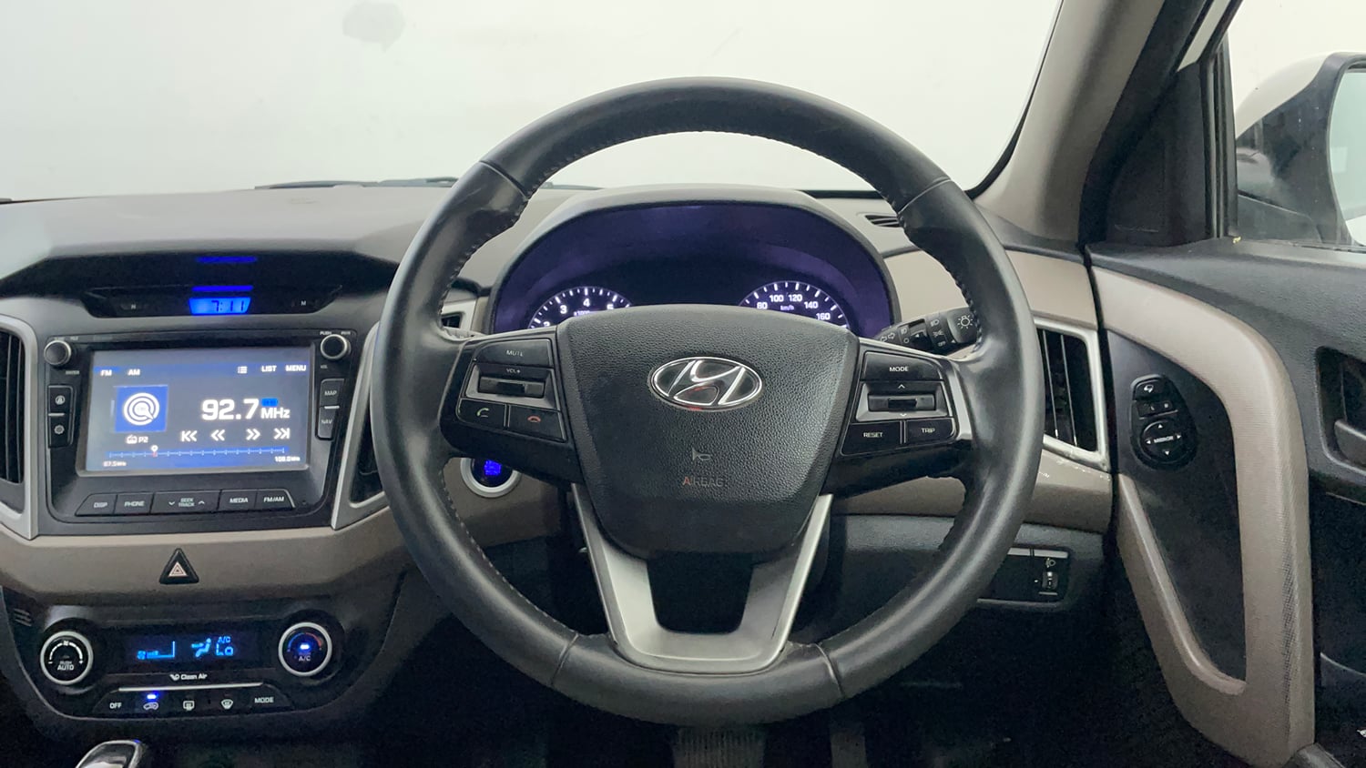 Used 2017 Hyundai Creta 1.6 SX Plus AT Petrol Petrol Automatic interior STEERING VIEW
