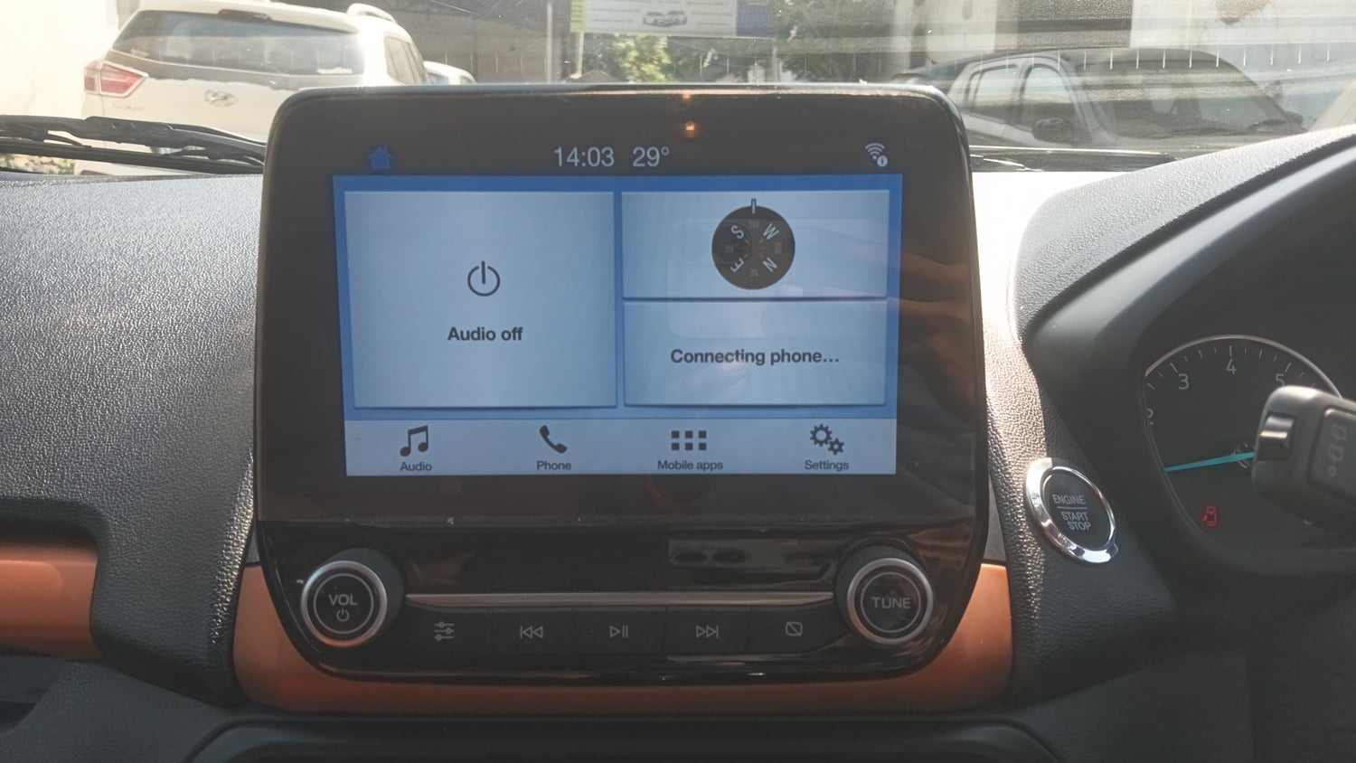 Used 2020 Ford EcoSport S Petrol Petrol Manual top_features Integrated (in-dash) music system