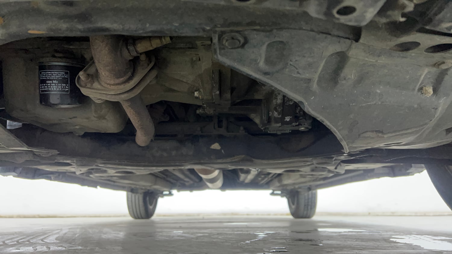 Used 2016 Maruti Suzuki Swift Dzire ZXI Petrol Manual extra FRONT LEFT UNDERBODY VIEW