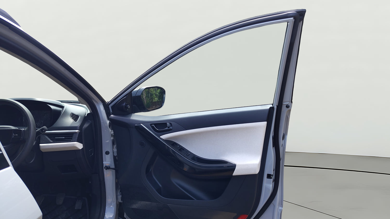 Used 2026 Tata Nexon Creative Plus (PS) 1.2 iCNG 6MT Dual Tone Cng Manual interior RIGHT FRONT DOOR OPEN VIEW