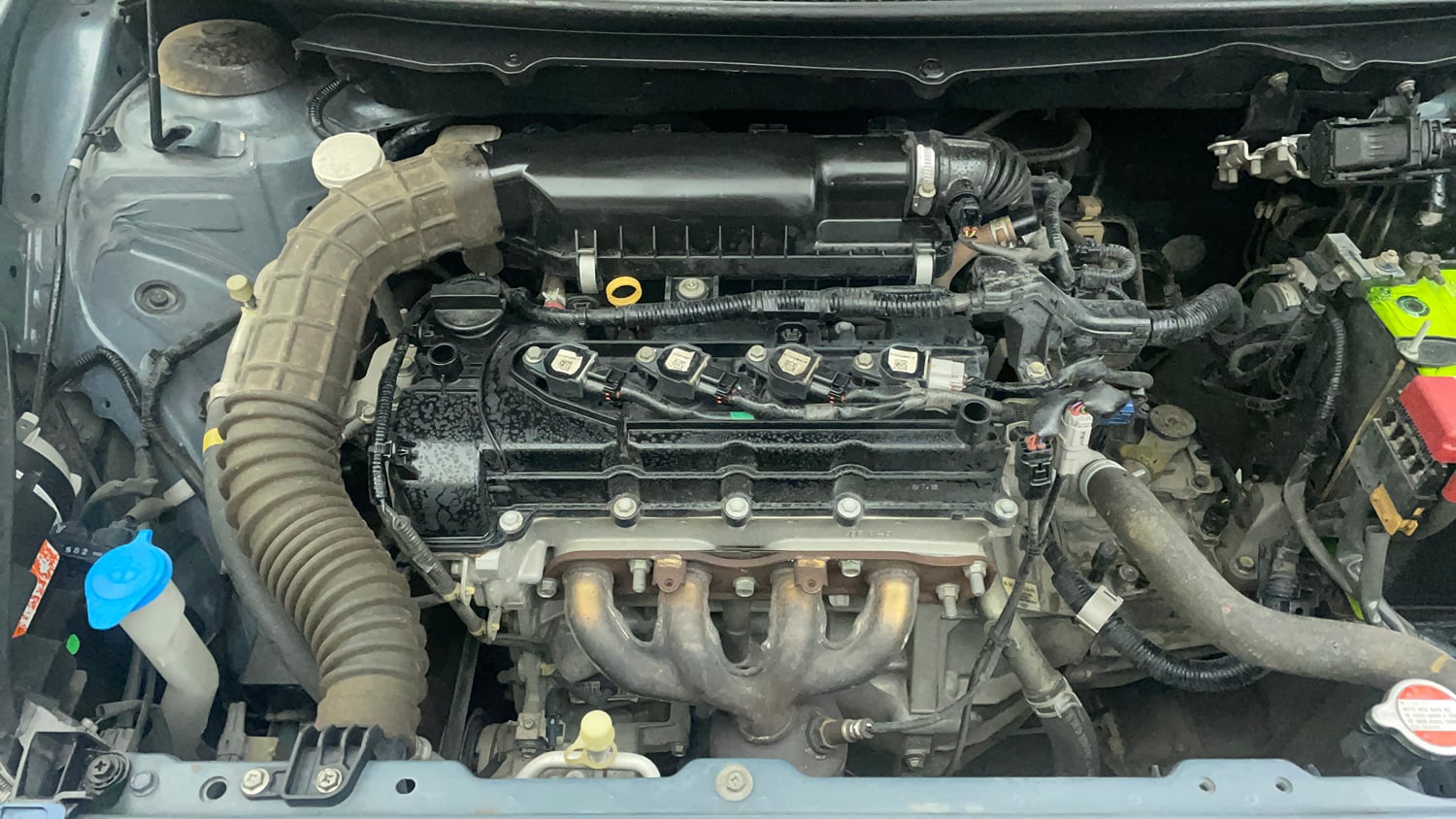 Used 2016 Maruti Suzuki Baleno Alpha 1.2 Petrol Manual engine ENGINE RIGHT SIDE VIEW