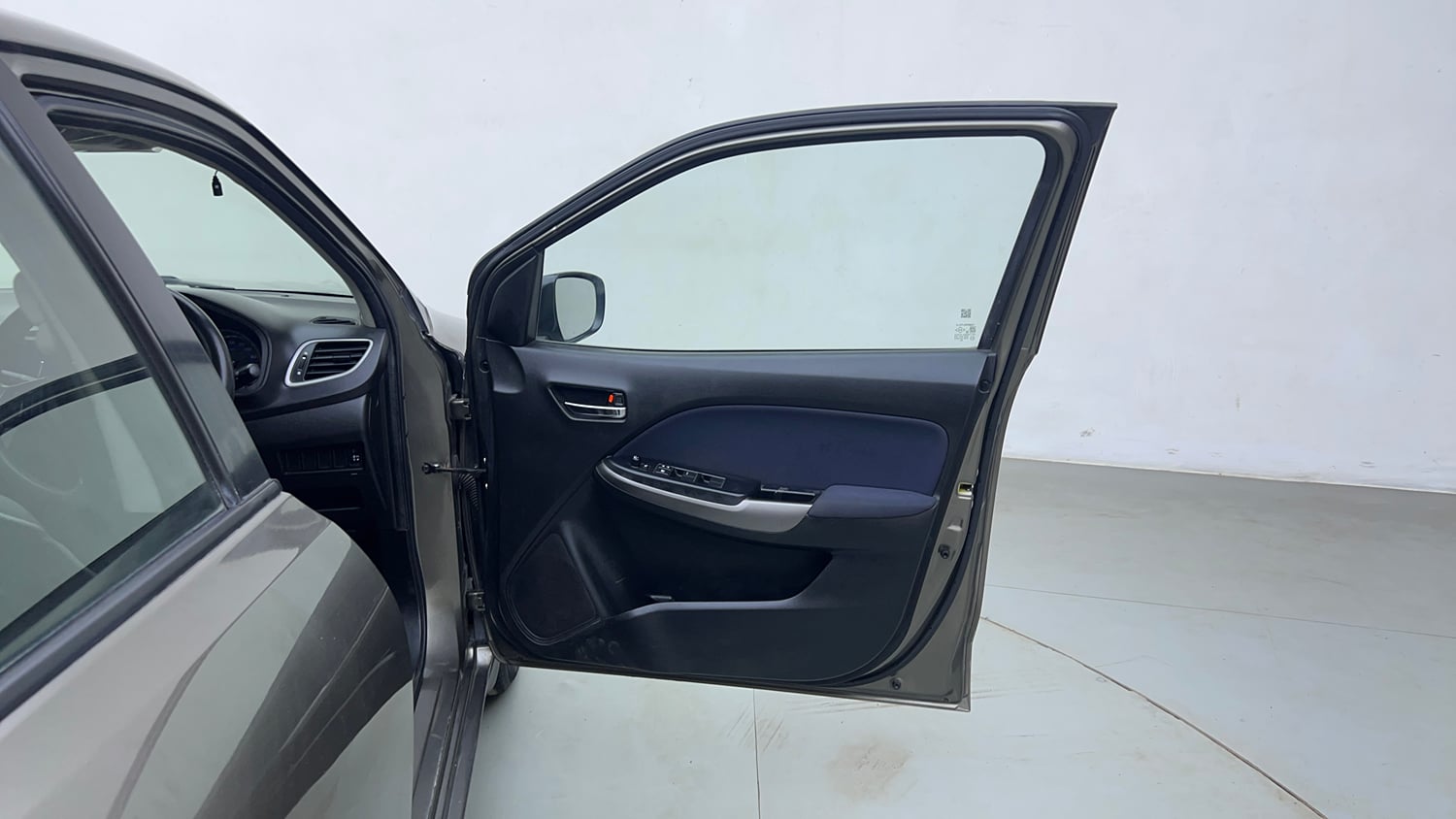 Used 2019 Maruti Suzuki Baleno Delta Petrol Manual interior RIGHT FRONT DOOR OPEN VIEW