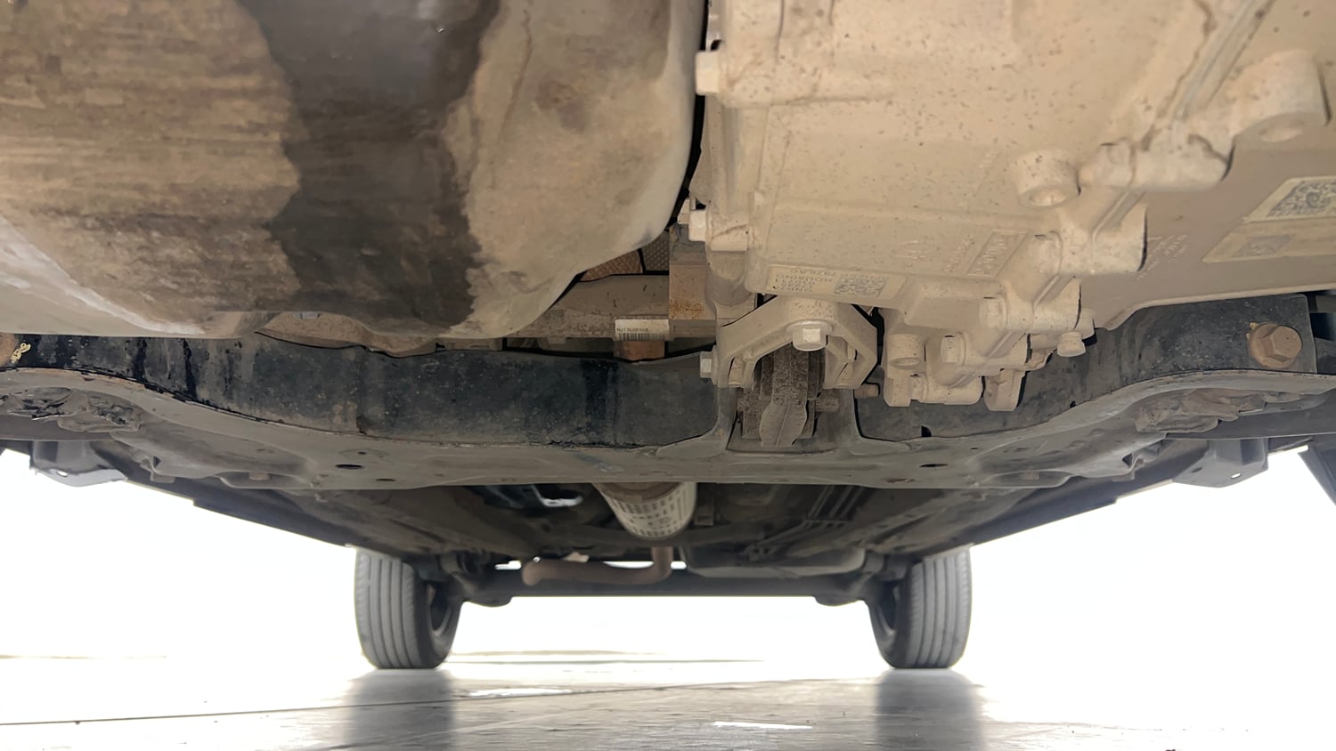 Used 2018 Ford EcoSport Trend + 1.5L Ti-VCT AT Petrol Automatic extra FRONT LEFT UNDERBODY VIEW