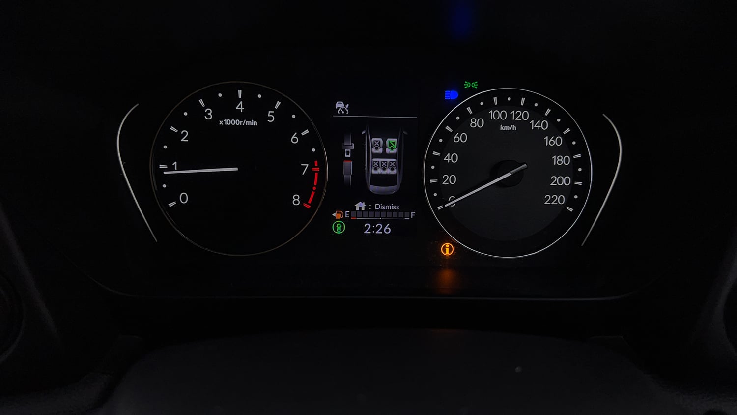 Used 2024 Honda City VX Petrol MT Petrol Manual interior CLUSTERMETER VIEW