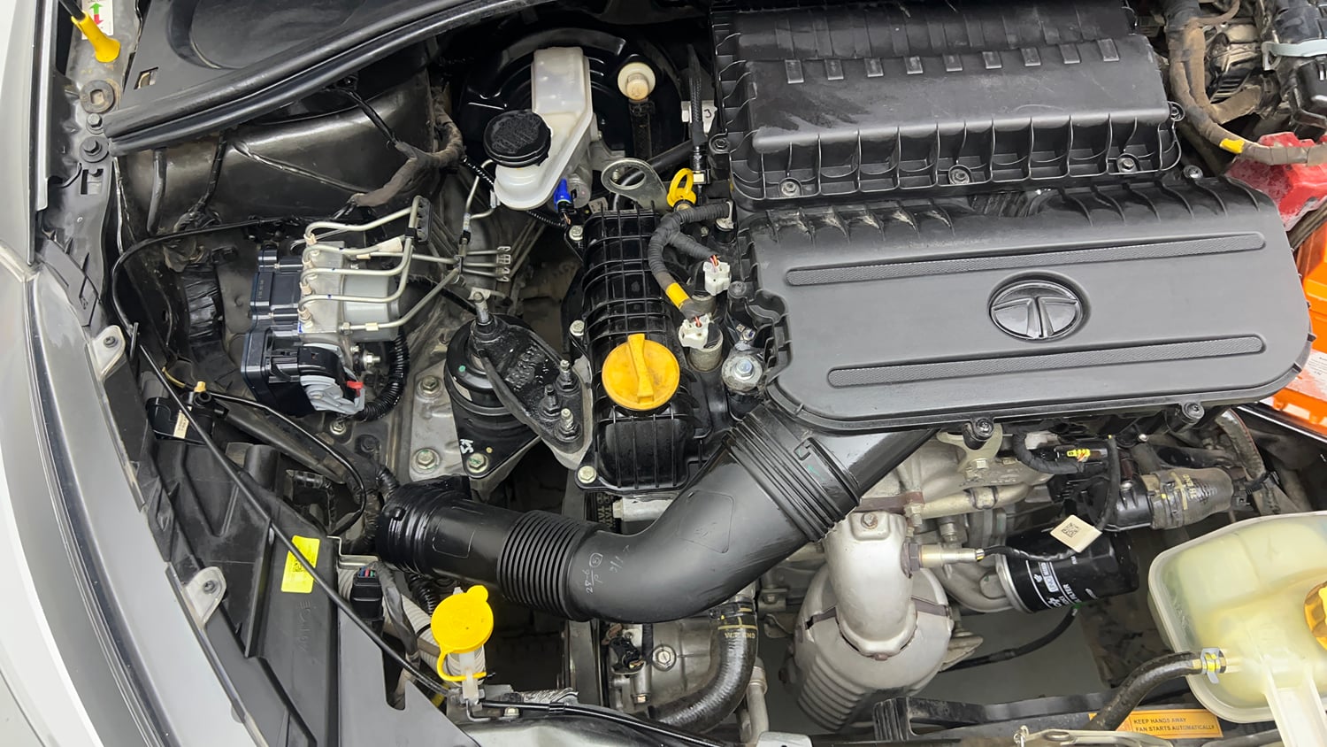 Used 2022 Tata Tigor XZ Plus CNG Cng Manual engine ENGINE RIGHT SIDE VIEW