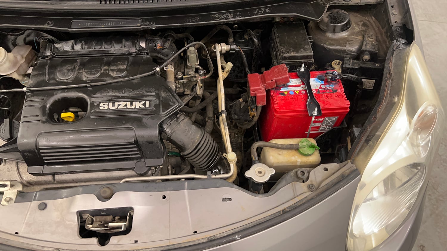 Used 2013 Maruti Suzuki A-Star VXI Petrol Manual engine ENGINE LEFT SIDE VIEW