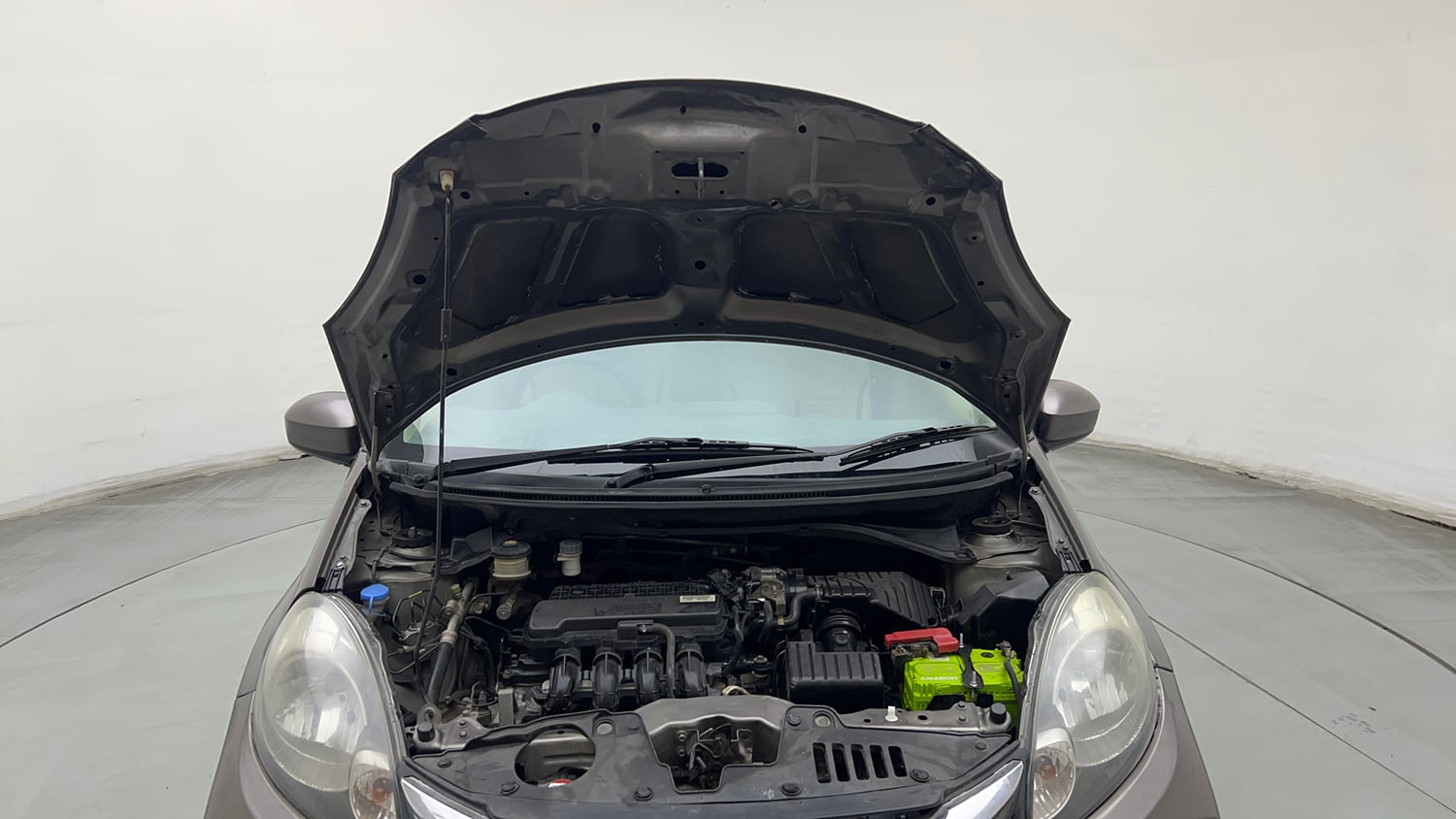 Used 2014 Honda Amaze 1.2 S i-VTEC Petrol Manual engine ENGINE & BONNET OPEN FRONT VIEW