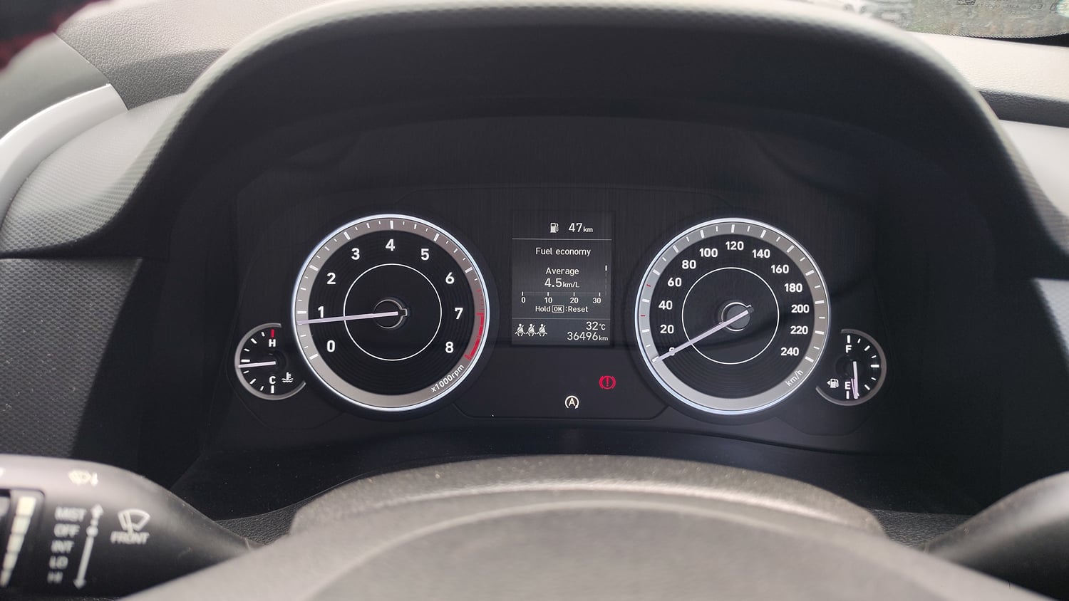 Used 2023 Hyundai Creta S Plus 1.5 Petrol Knight Petrol Manual interior CLUSTERMETER VIEW