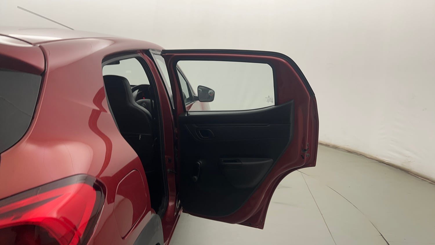 Used 2017 Renault Kwid 1.0 RXT AMT Opt Petrol Automatic interior RIGHT REAR DOOR OPEN VIEW