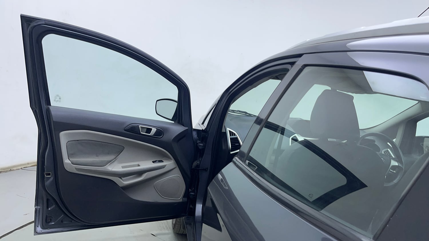 Used 2017 Ford EcoSport Titanium 1.5L Ti-VCT Petrol Manual interior LEFT FRONT DOOR OPEN VIEW