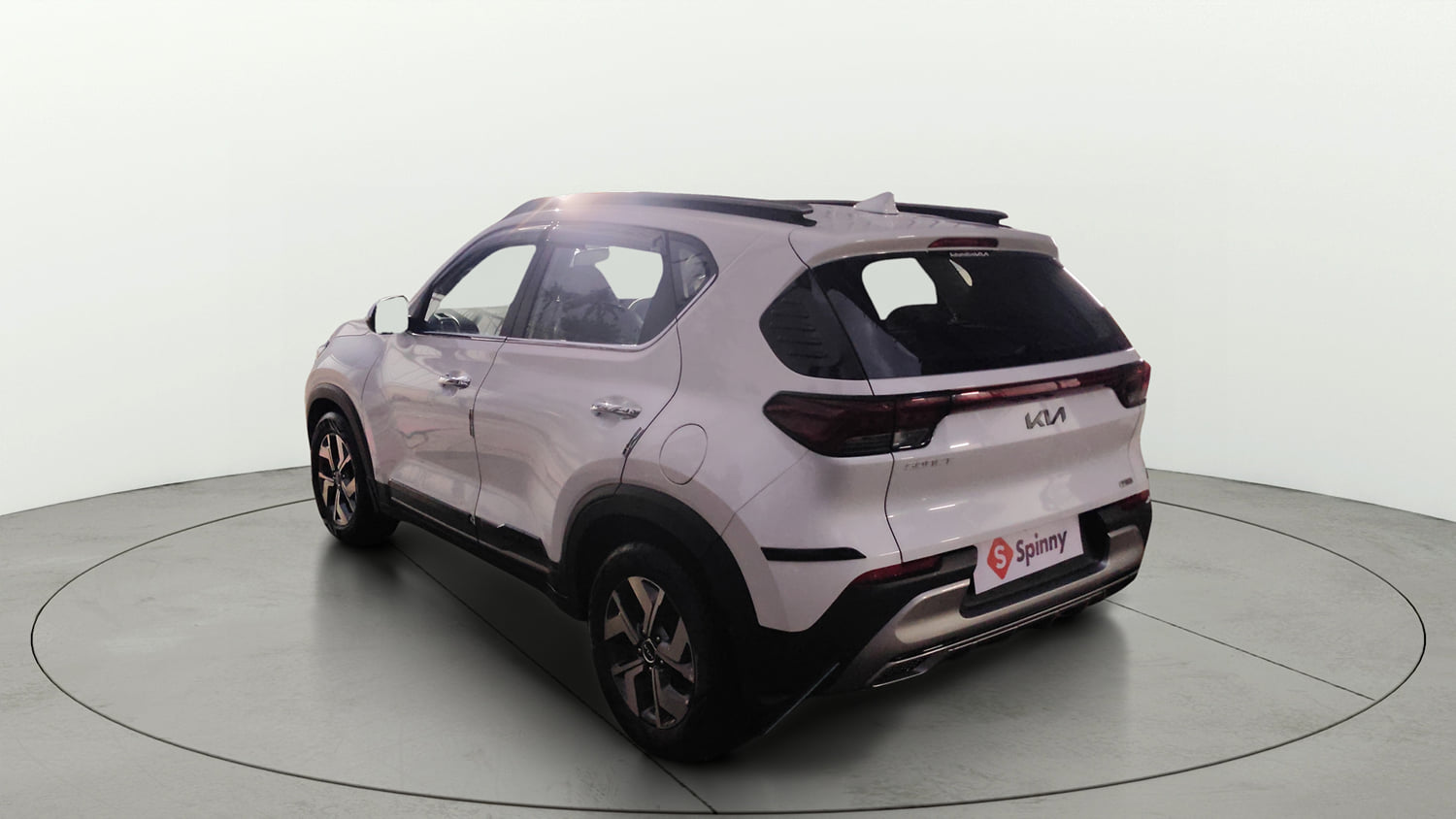 Used 2023 Kia Sonet HTX 1.0 iMT Petrol Manual exterior LEFT REAR CORNER VIEW