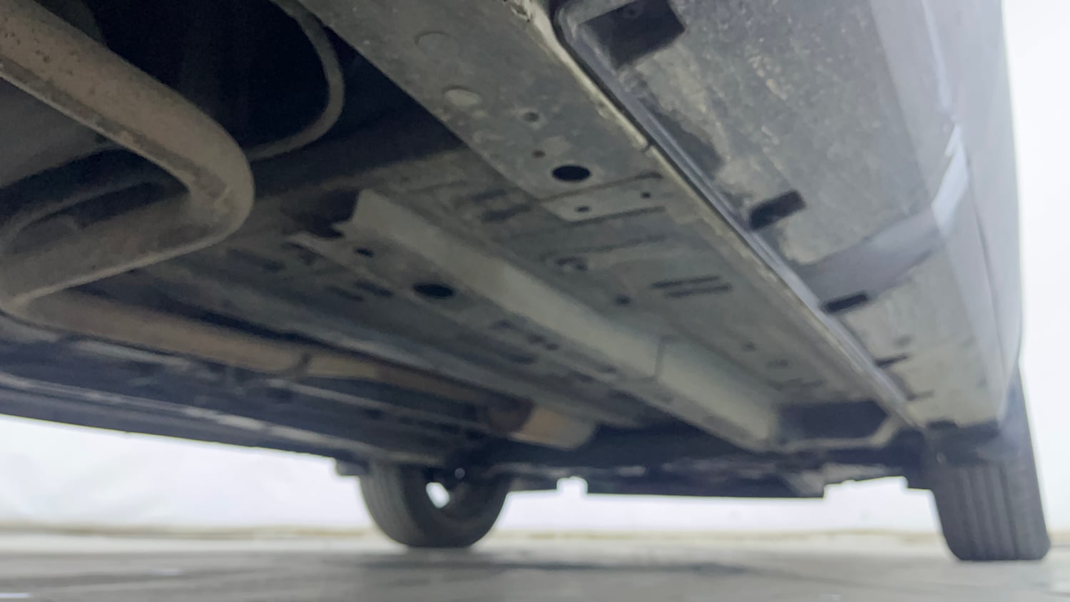 Used 2022 Tata Punch Kaziranga Creative MT Petrol Manual extra REAR RIGHT UNDERBODY VIEW