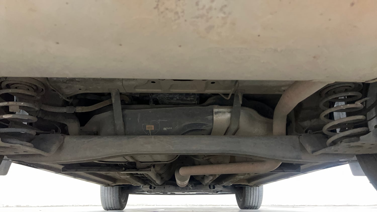 Used 2022 Kia Seltos GTX Plus 1.4 DCT Petrol Automatic extra REAR UNDERBODY VIEW (TAKEN FROM REAR)