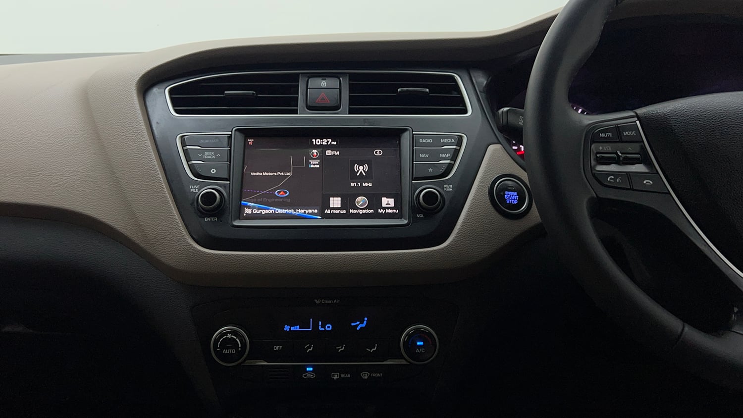 Used 2018 Hyundai Elite i20 Asta 1.2 (O) Petrol Manual interior MUSIC SYSTEM & AC CONTROL VIEW