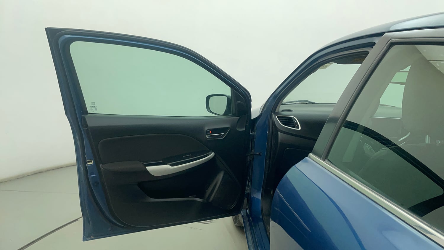 Used 2016 Maruti Suzuki Baleno Alpha 1.2 Petrol Manual interior LEFT FRONT DOOR OPEN VIEW