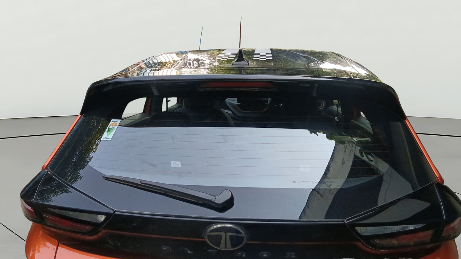 Used 2026 Tata Altroz Racer R3 Petrol Manual exterior BACK WINDSHIELD VIEW