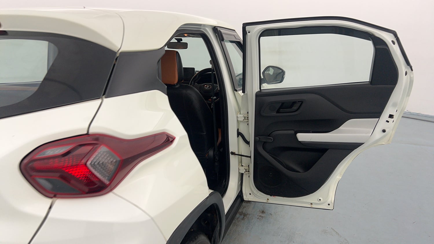 Used 2023 Tata Punch Pure MT Petrol Manual interior RIGHT REAR DOOR OPEN VIEW