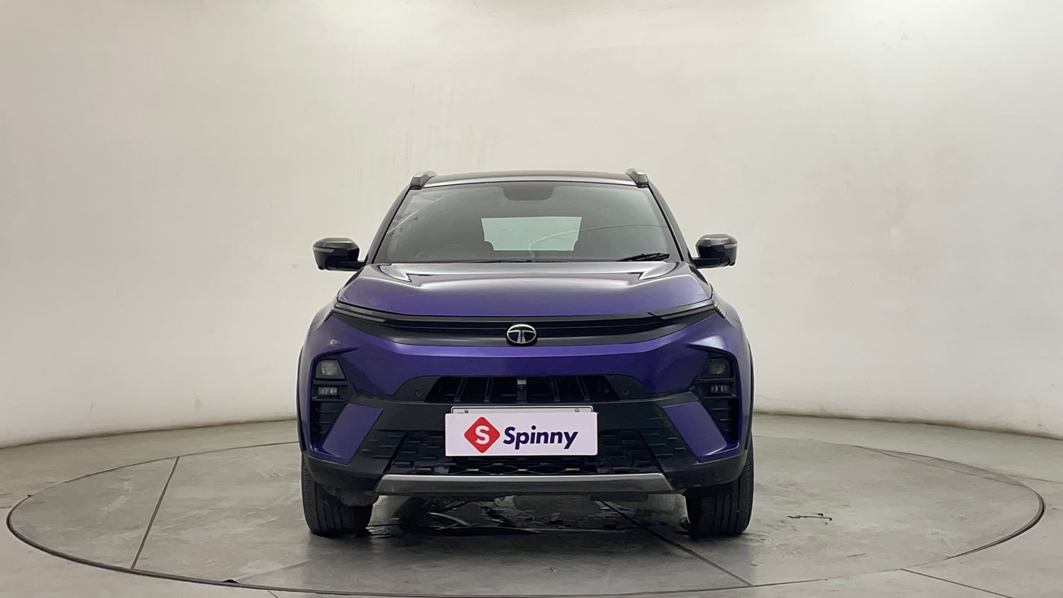 Used 2024 Tata Nexon Fearless Plus S Purple 1.2 Revotron Petrol 7DCA Dual Tone Petrol Automatic exterior FRONT VIEW