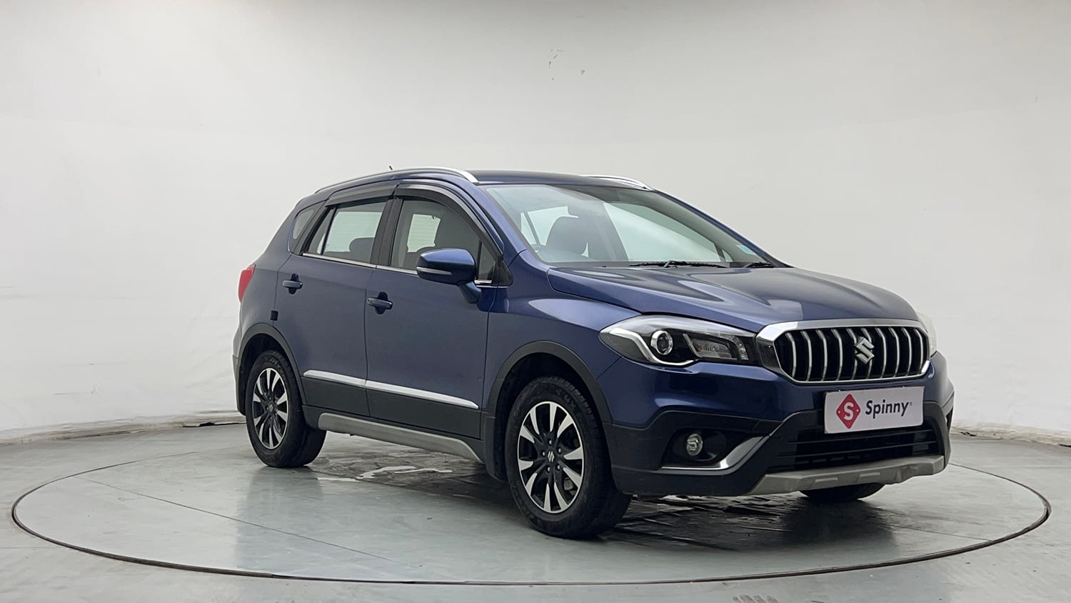 Used 2021 Maruti Suzuki S-Cross Alpha AT Petrol Automatic exterior RIGHT FRONT CORNER VIEW