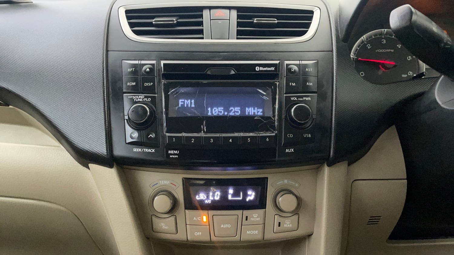 Used 2016 Maruti Suzuki Swift Dzire ZDI Diesel Manual interior MUSIC SYSTEM & AC CONTROL VIEW