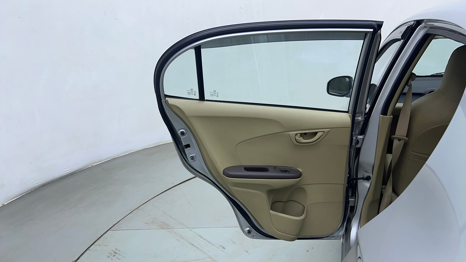 Used 2013 Honda Amaze 1.2 S i-VTEC Petrol Manual interior LEFT REAR DOOR OPEN VIEW