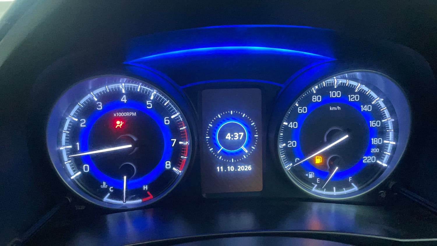 Used 2016 Maruti Suzuki Baleno Alpha 1.2 Petrol Manual interior CLUSTERMETER VIEW