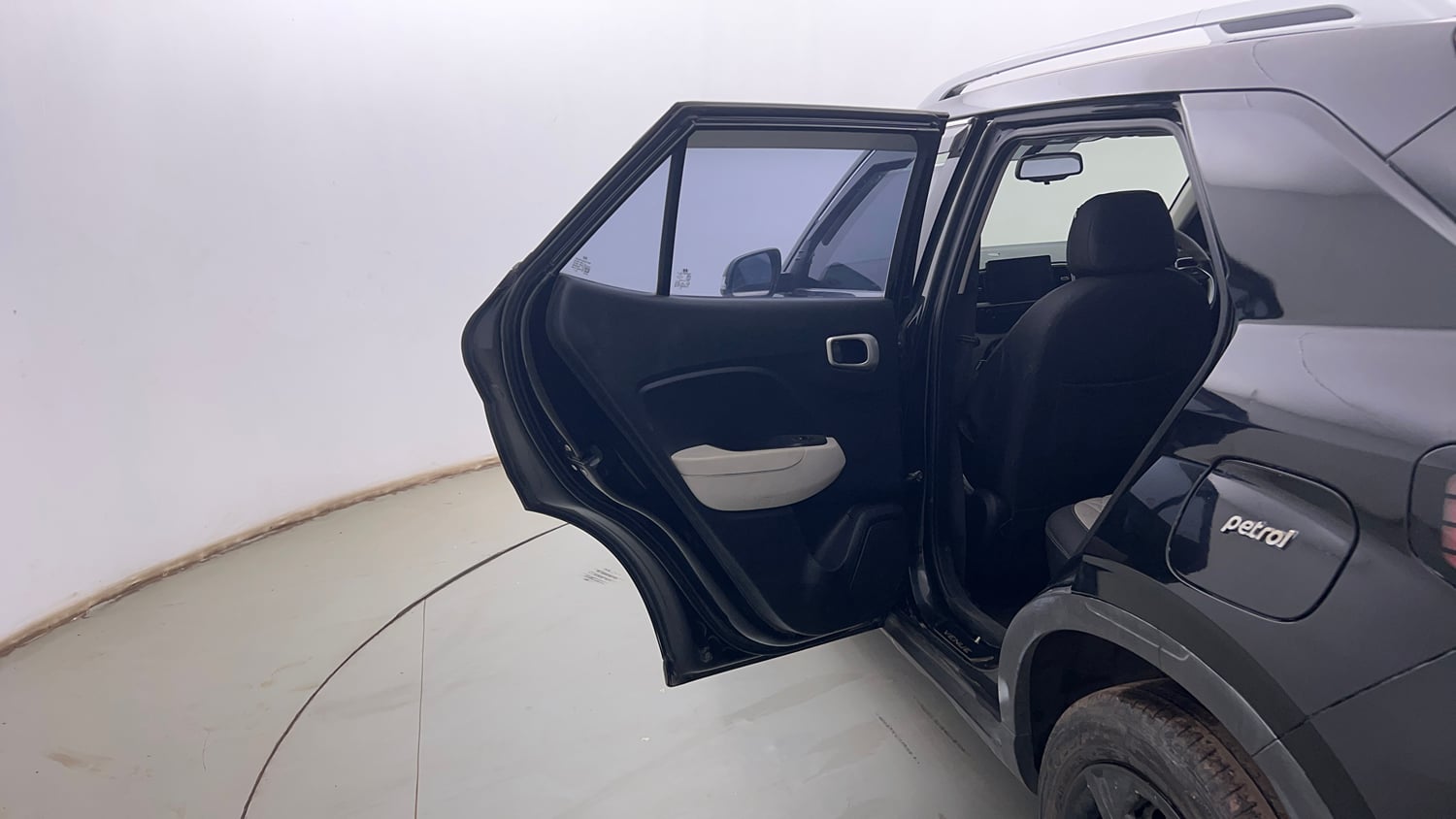 Used 2022 Hyundai Venue SX 1.2 Petrol Petrol Manual interior LEFT REAR DOOR OPEN VIEW