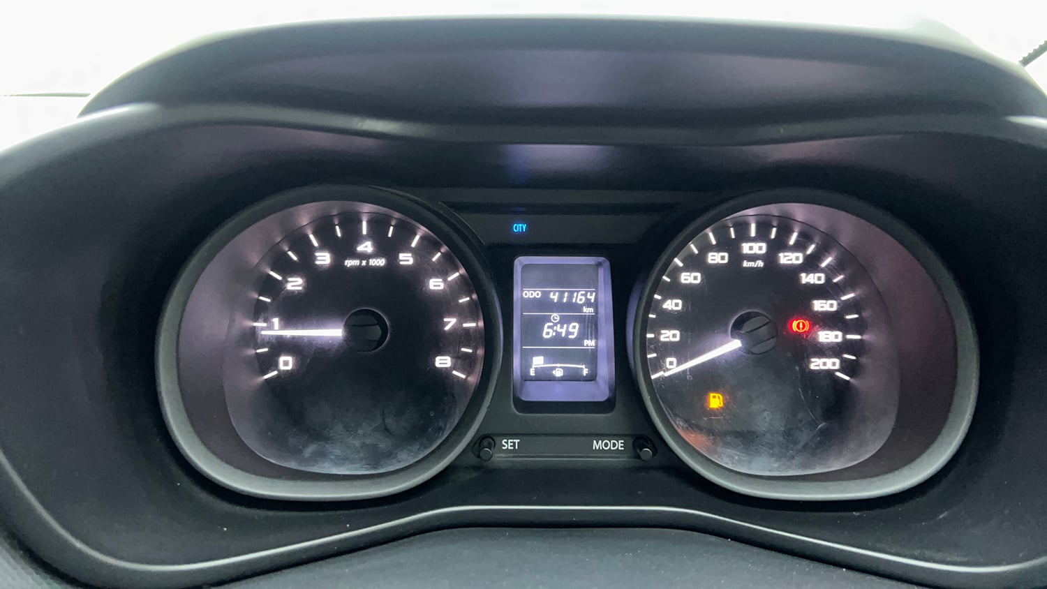 Used 2018 Tata Nexon XM Petrol Manual interior CLUSTERMETER VIEW