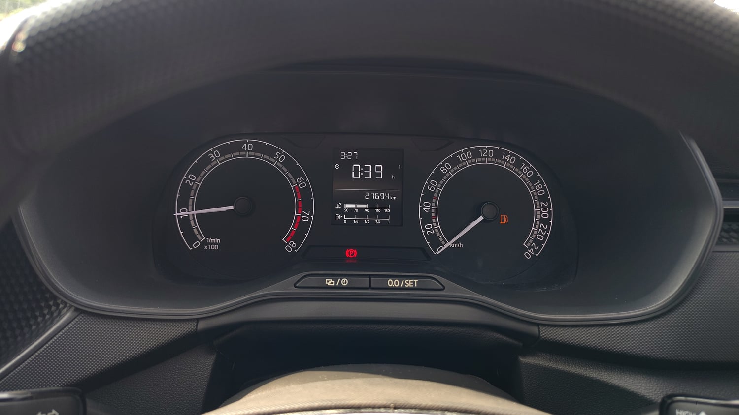 Used 2022 Skoda Kushaq Active 1.0 TSI MT Petrol Manual interior CLUSTERMETER VIEW