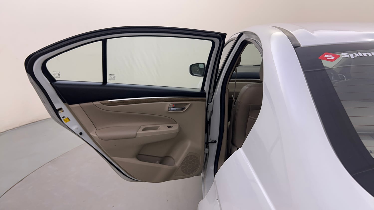 Used 2018 Maruti Suzuki Ciaz Alpha 1.3 Diesel Diesel Manual interior LEFT REAR DOOR OPEN VIEW